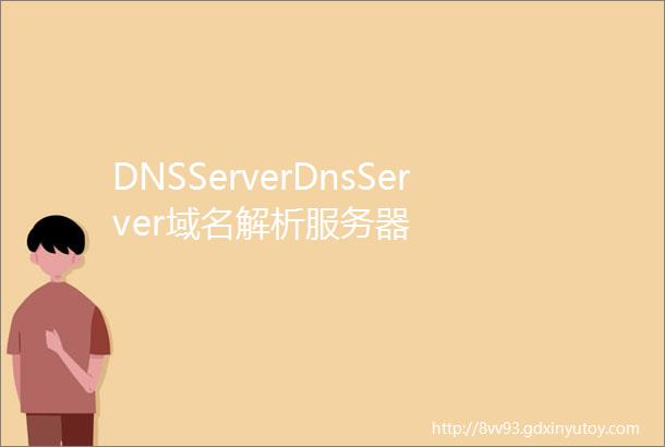 DNSServerDnsServer域名解析服务器